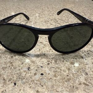 Persol Black Handmade Sunglasses